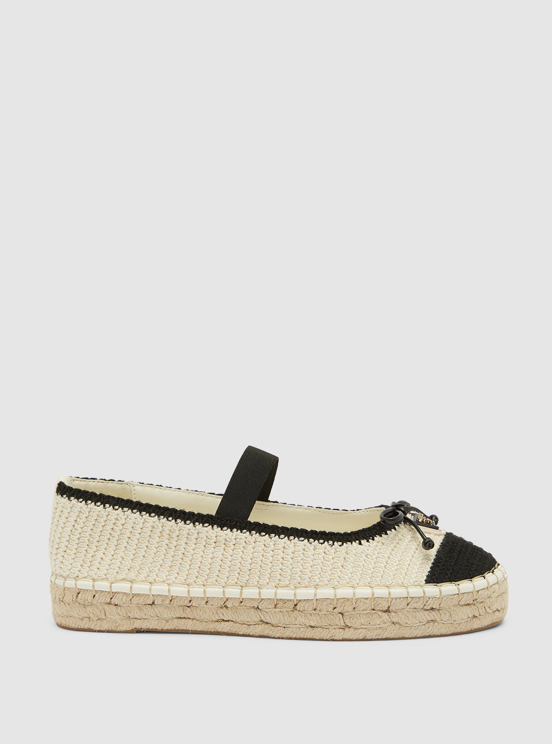 GUESS Womens Footwear Beige Joneal Espadrille Flats JONEAL Side View