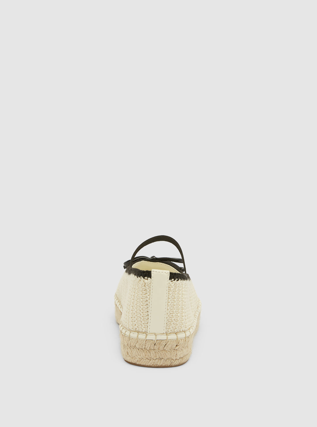 GUESS Womens Footwear Beige Joneal Espadrille Flats JONEAL Back View