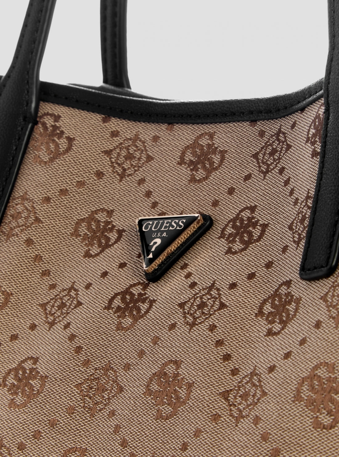GUESS Womens Brown Logo Victtoria 2 In 1 Tote Bag JP951428 Detail View2
