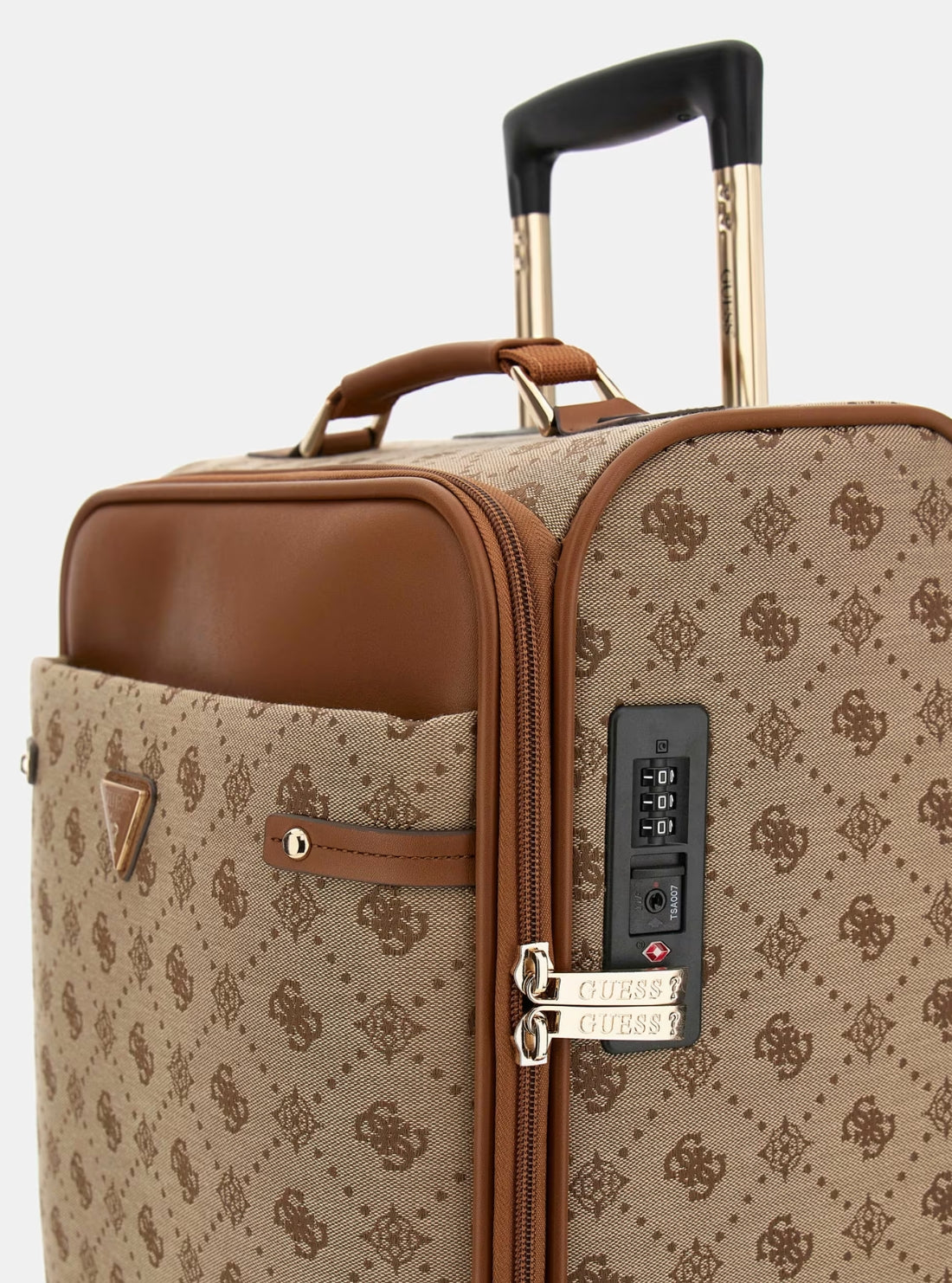 Brown Logo Neda 4G Peony Luggage