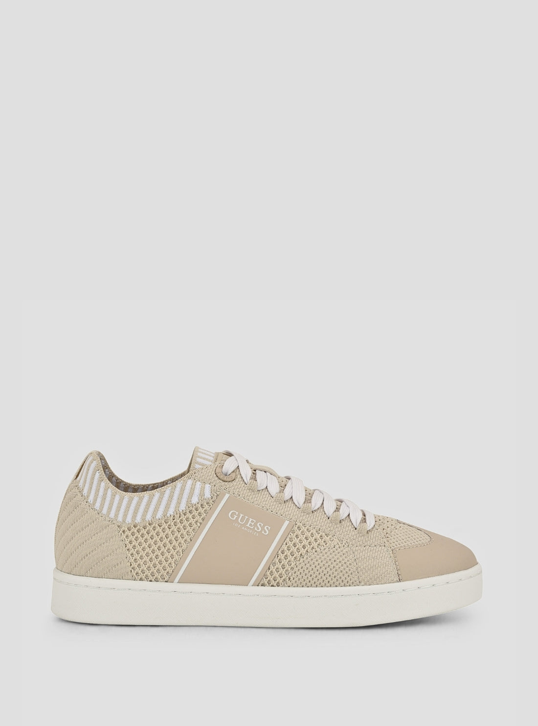 GUESS Footwear Light Natural Jrixie Sneakers JRIXIE Side View2