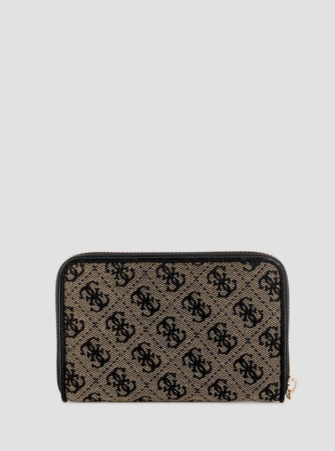 GUESS Womens Black Logo Samantha Medium Zip Around Wallet JT2313140 Back View