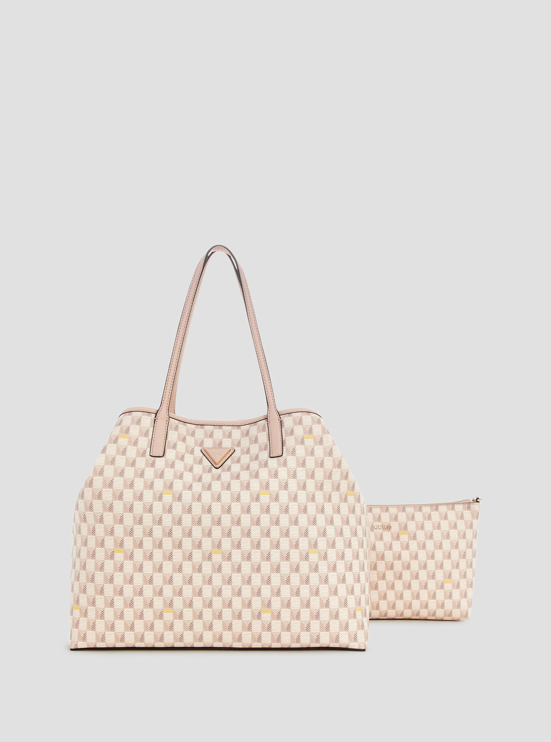 Pink Logo G Wave Large Tote Bag
