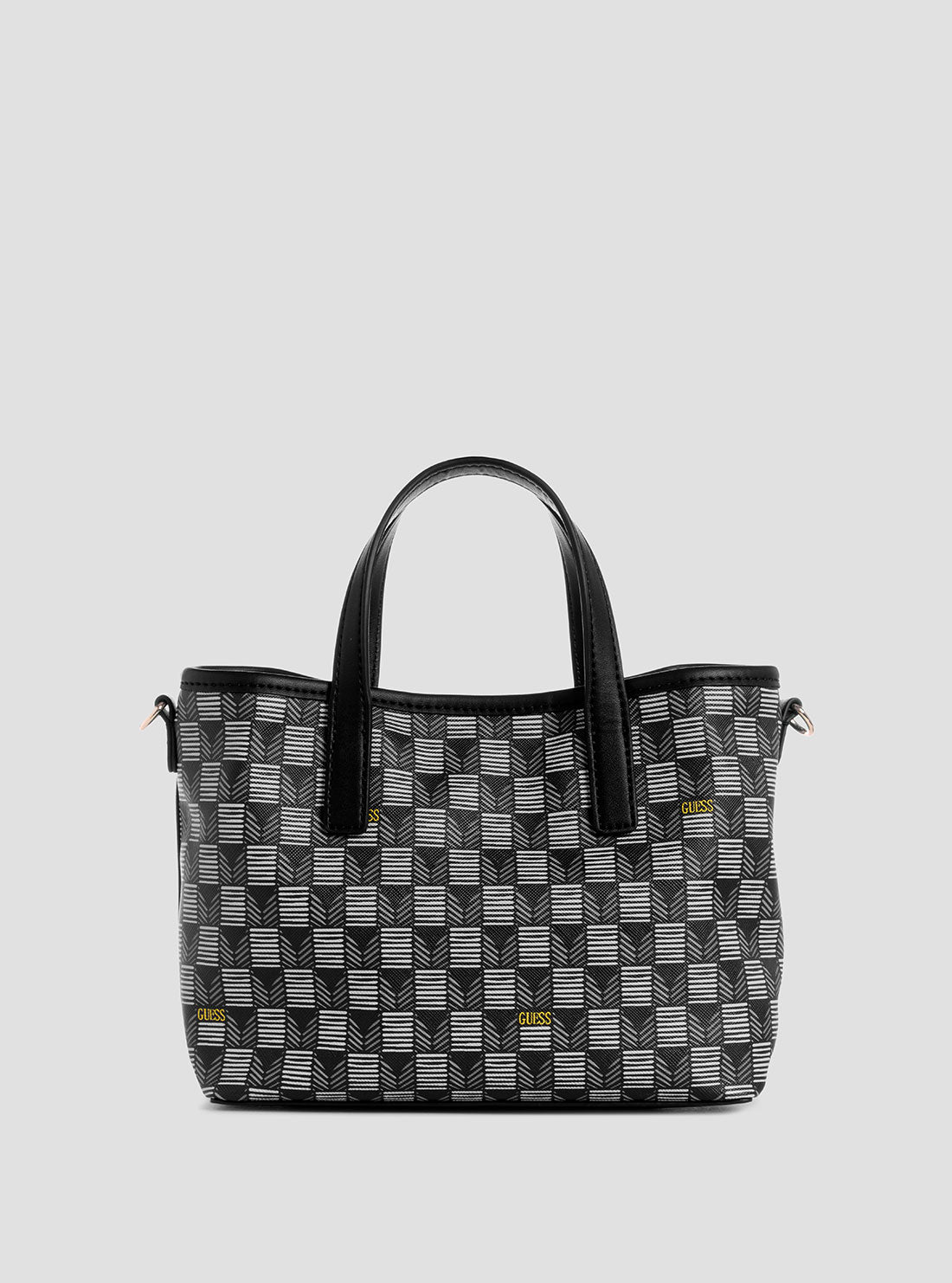 Black Logo G Wave Mini Tote Bag