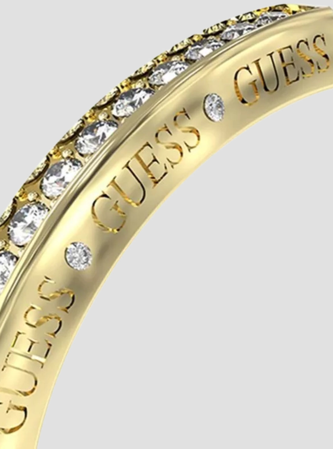 Gold Guess Bond Bracelet | GUESS Women's Jewellery | Detail view