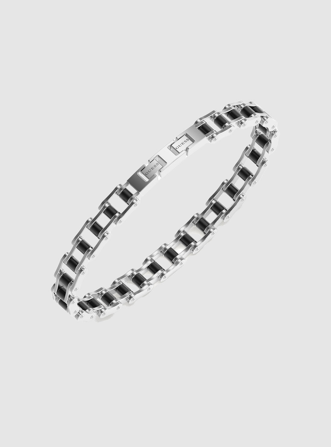 Black Silver Bicycle Chain Bracelet