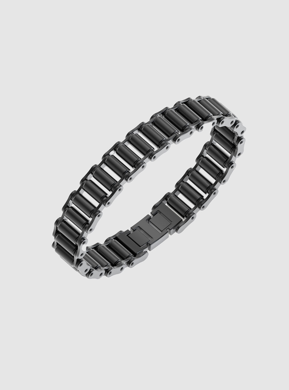 Black Bicycle Chain Maxi Bracelet