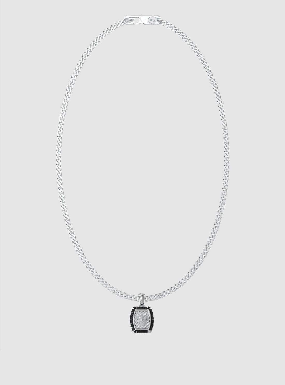 Silver Lion Charm Necklace