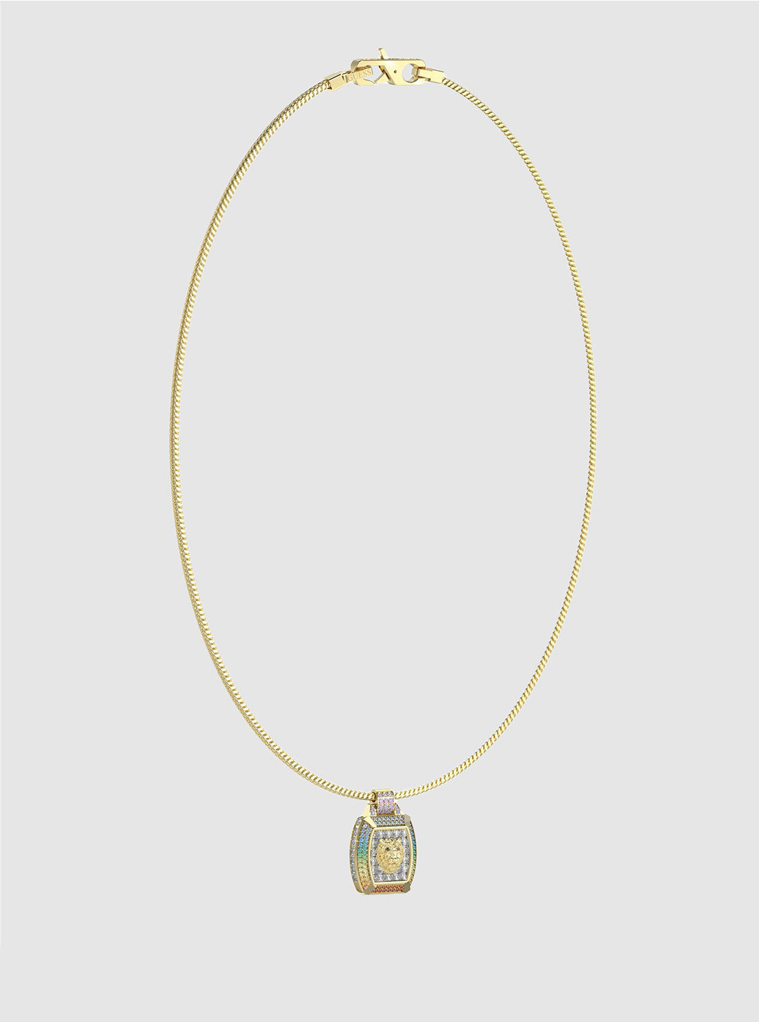 Gold Lion Charm Necklace