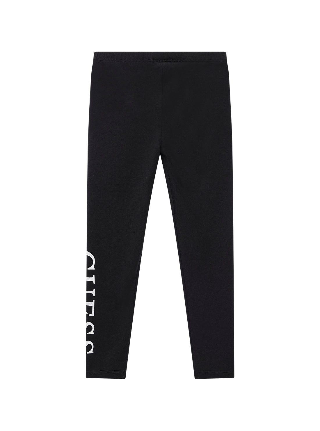 GUESS Kids Black Logo Leggings (2-7) K3YB01J1314 Back View