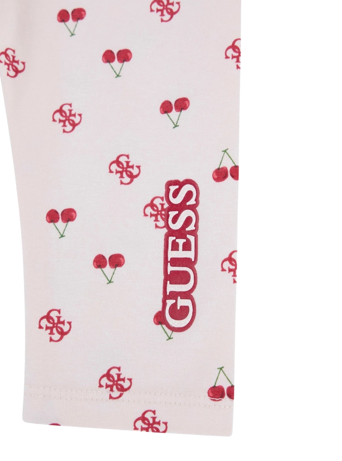 GUESS Kids Pink Capri Cherry Print Leggings (2-7) K5GB00J1314 Detail View