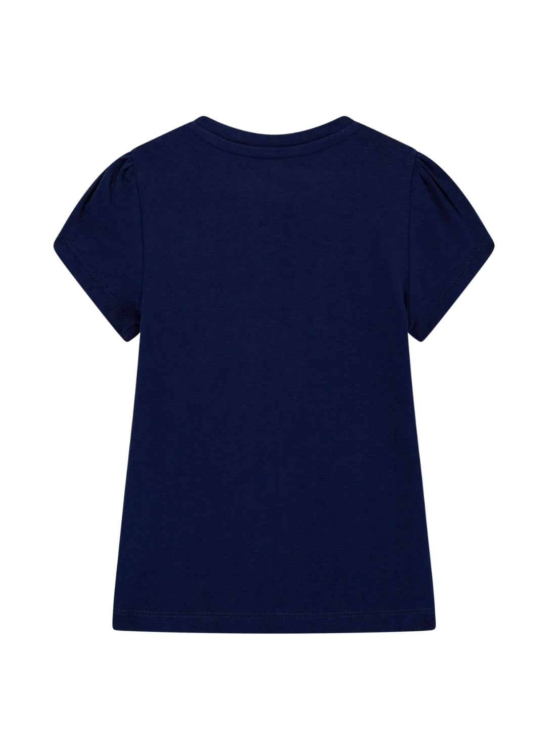 GUESS Kids Blue Short Sleeve Printed T-Shirt (2-7) Back View
