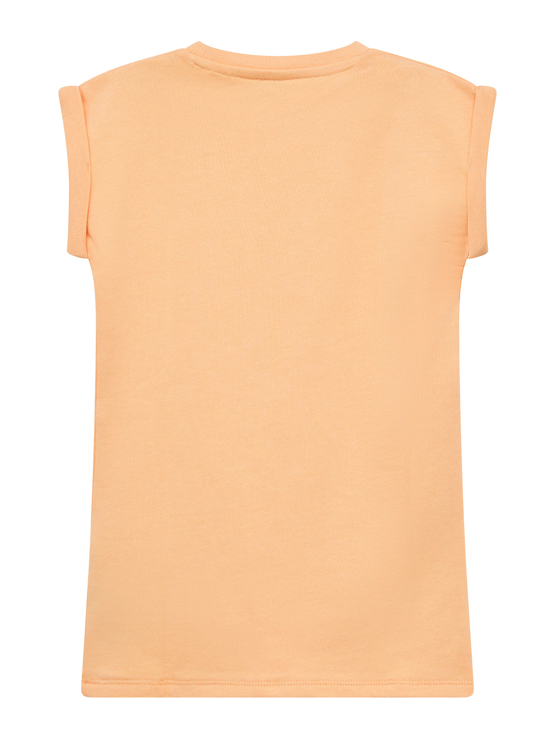 GUESS Kids Eco Orange Terry Short Sleeve Dress (2-7) K5GK18KAUG0 Back View