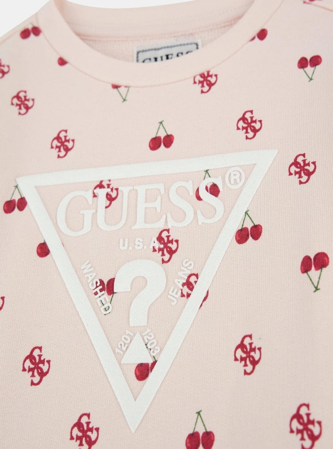 GUESS Kids Pink Cherry Sweater Top (2-7) K5GQ00KA6R4 Detail View