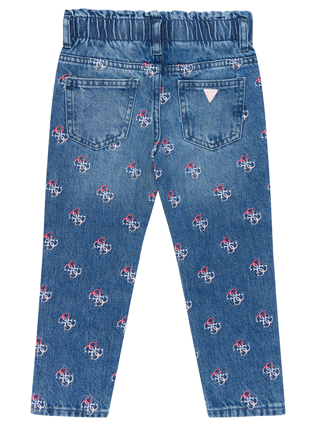 Blue Denim Paper Bag Jeans (2-7)