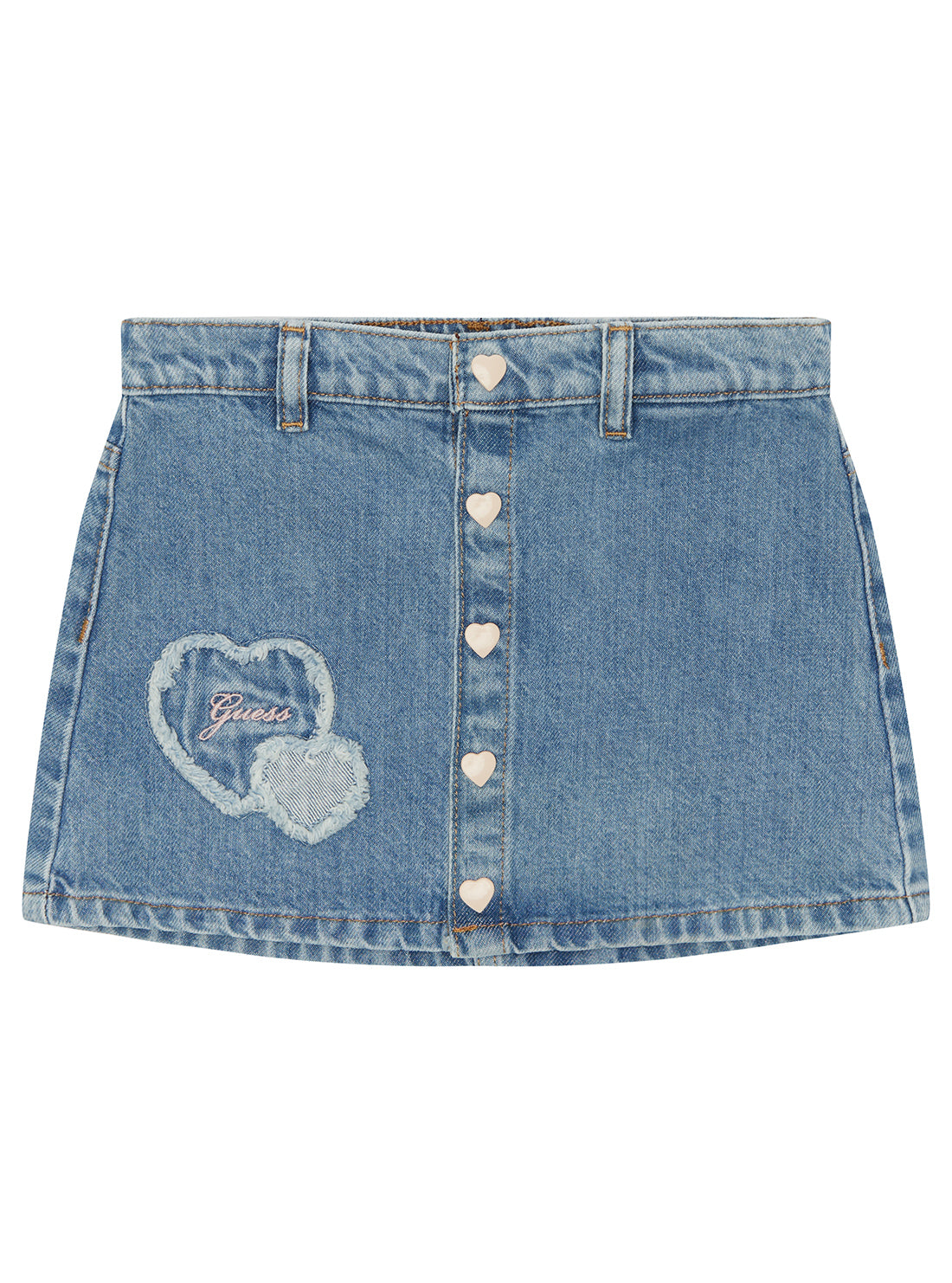 Blue Denim Mini Skirt (2-7)