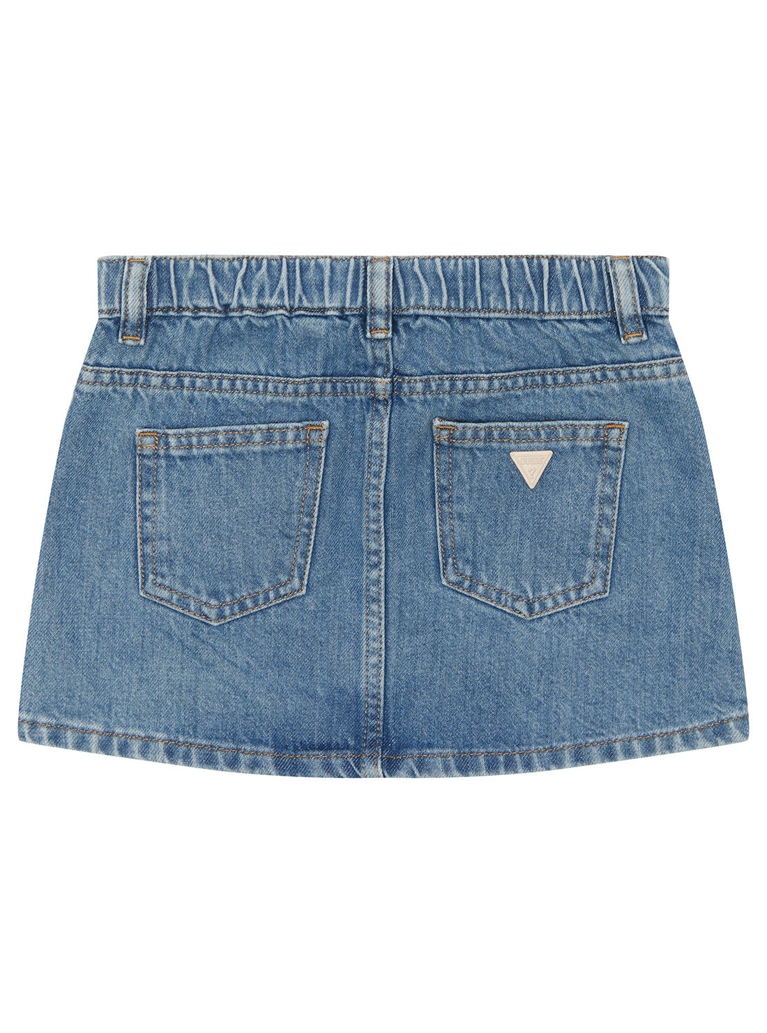 Blue Denim Mini Skirt (2-7)
