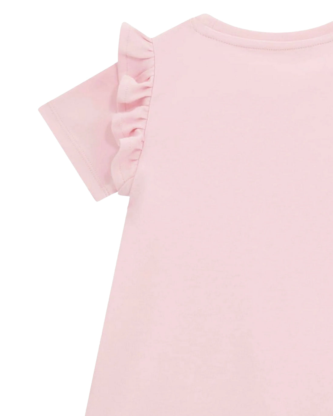 Pink Ruffle Short Sleeve Dress (2–7)