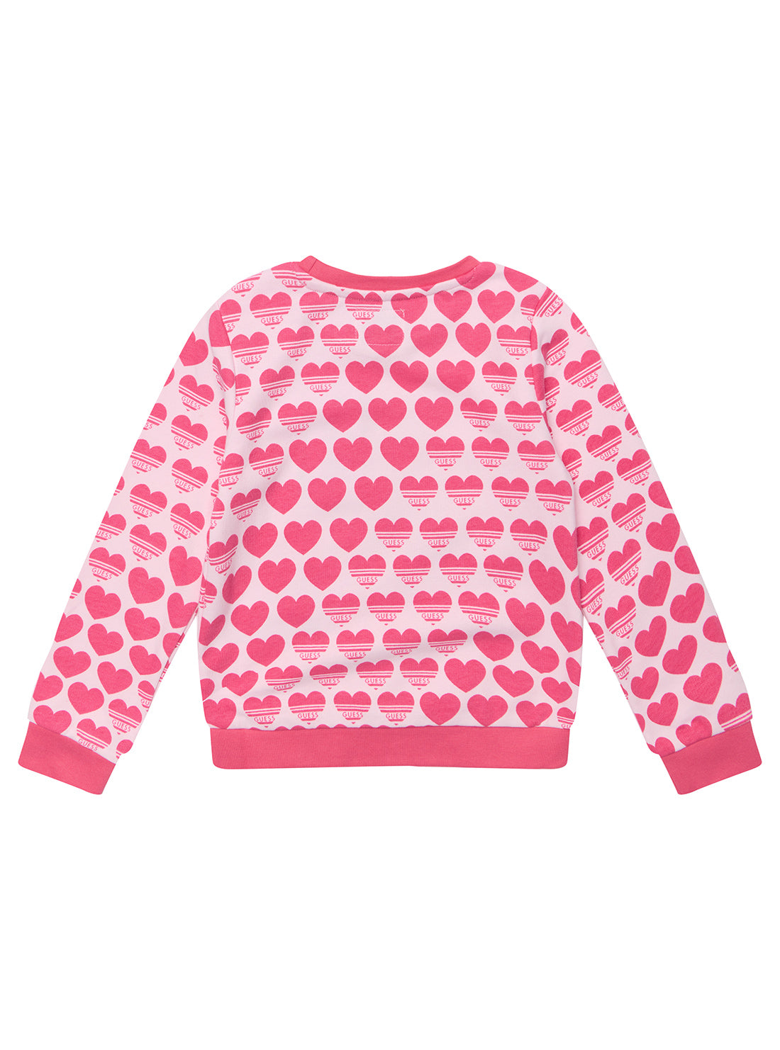 Pink Heart Long Sleeve Active Top (2-7)