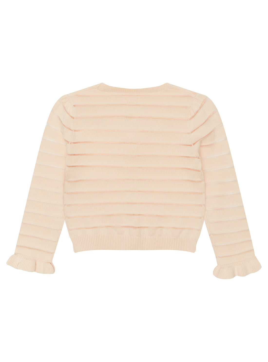 Pink Long Sleeve Cardigan (2-7)