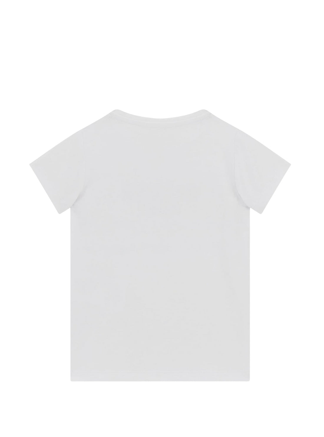 GUESS Kids White Script T-Shirt (2-7) K5YI04K6YW4 Back View