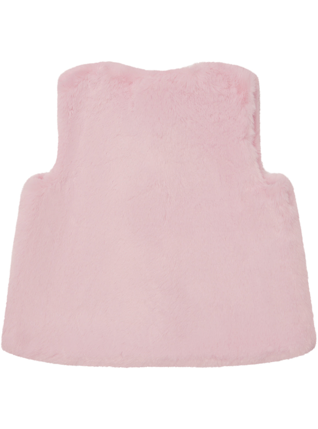 GUESS Kids Pink Faux-Fur Vest (2–7) K5YN01WHGO0 Back View