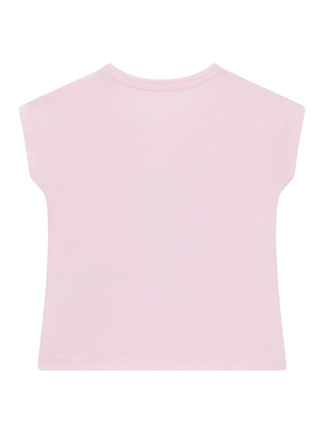 GUESS Kids Pink Batwing Short Sleeve T-Shirt (2-7) K6GI18K6YW4 Back View