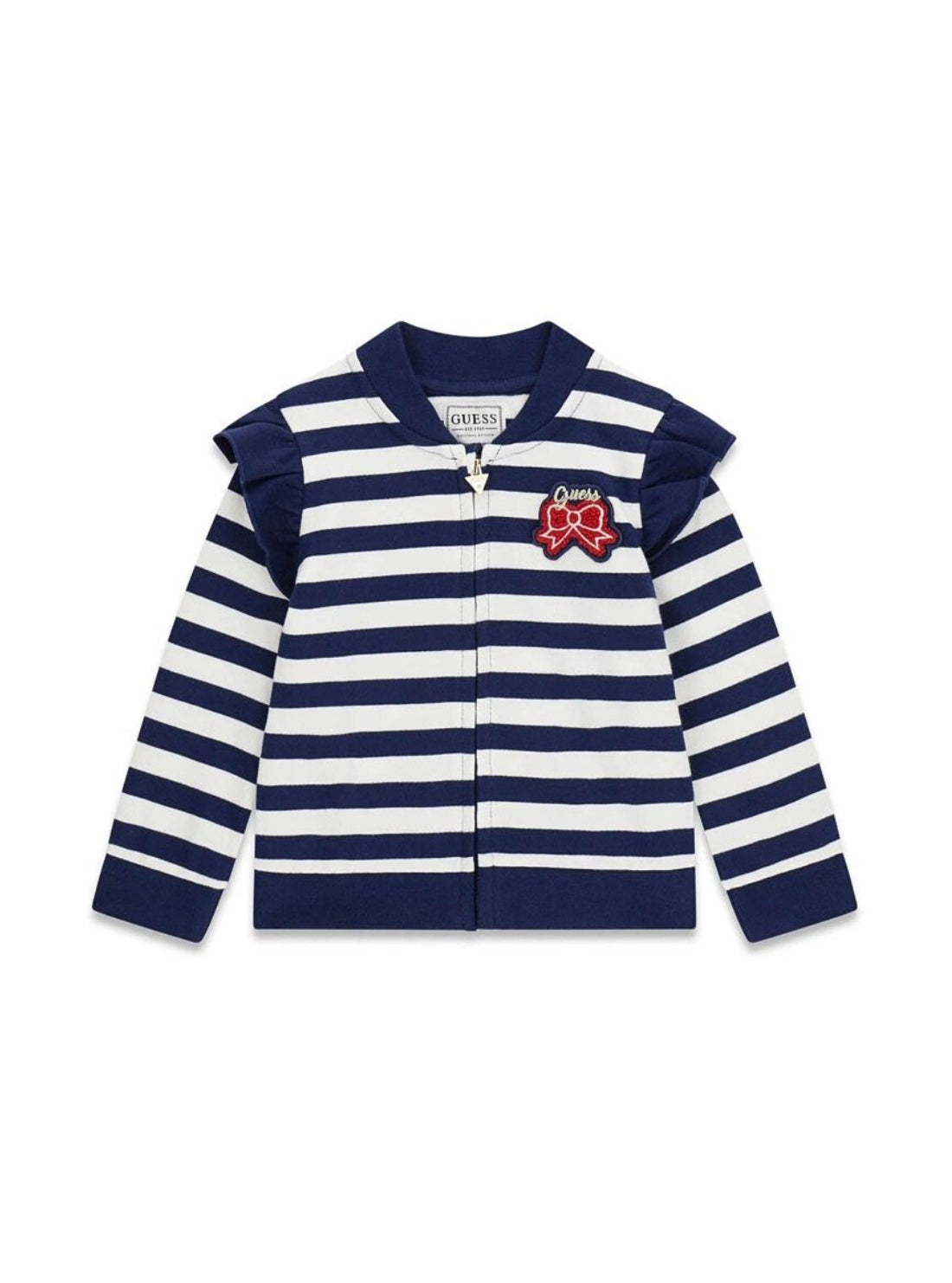GUESS Kids Multi Striped Active Top (2-7) K6RQ04KB4K4 Front View