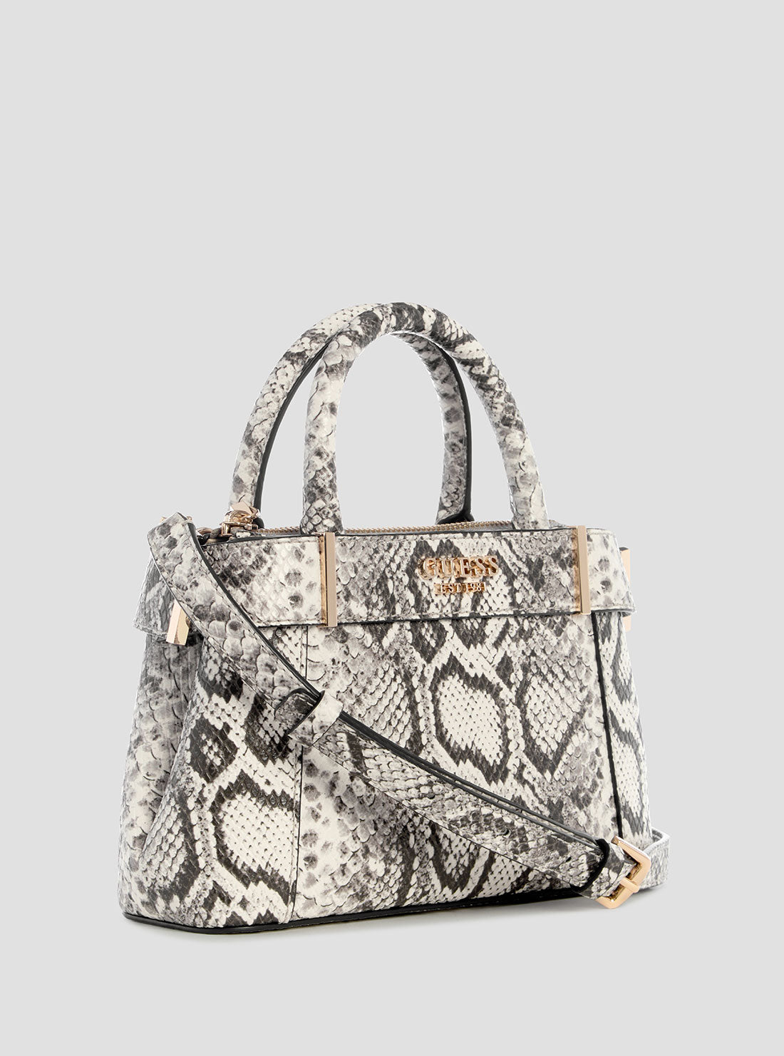 Snake Print Anadela Mini Satchel Bag