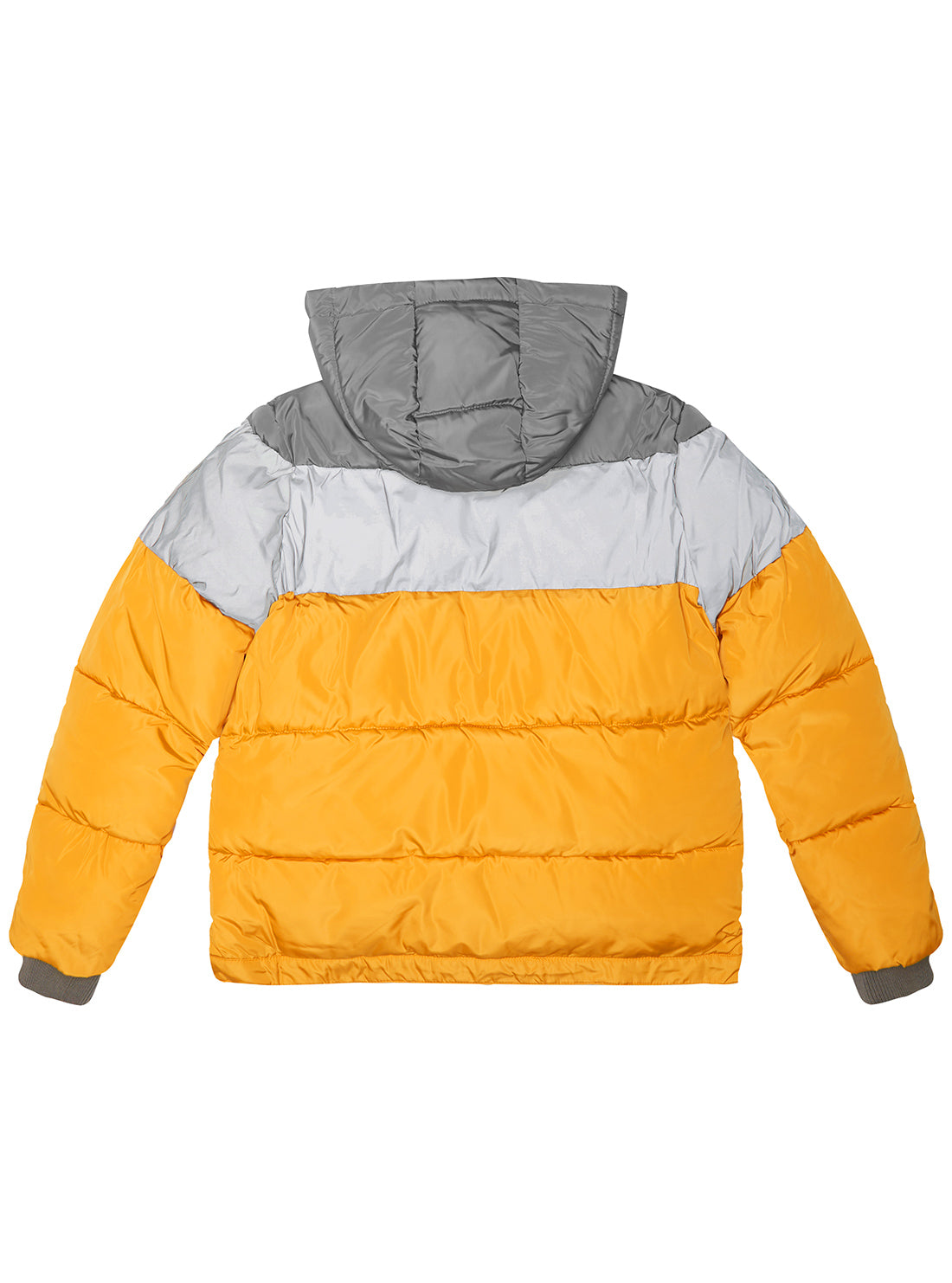 Grey Orange Puffer Jacket (7-16)