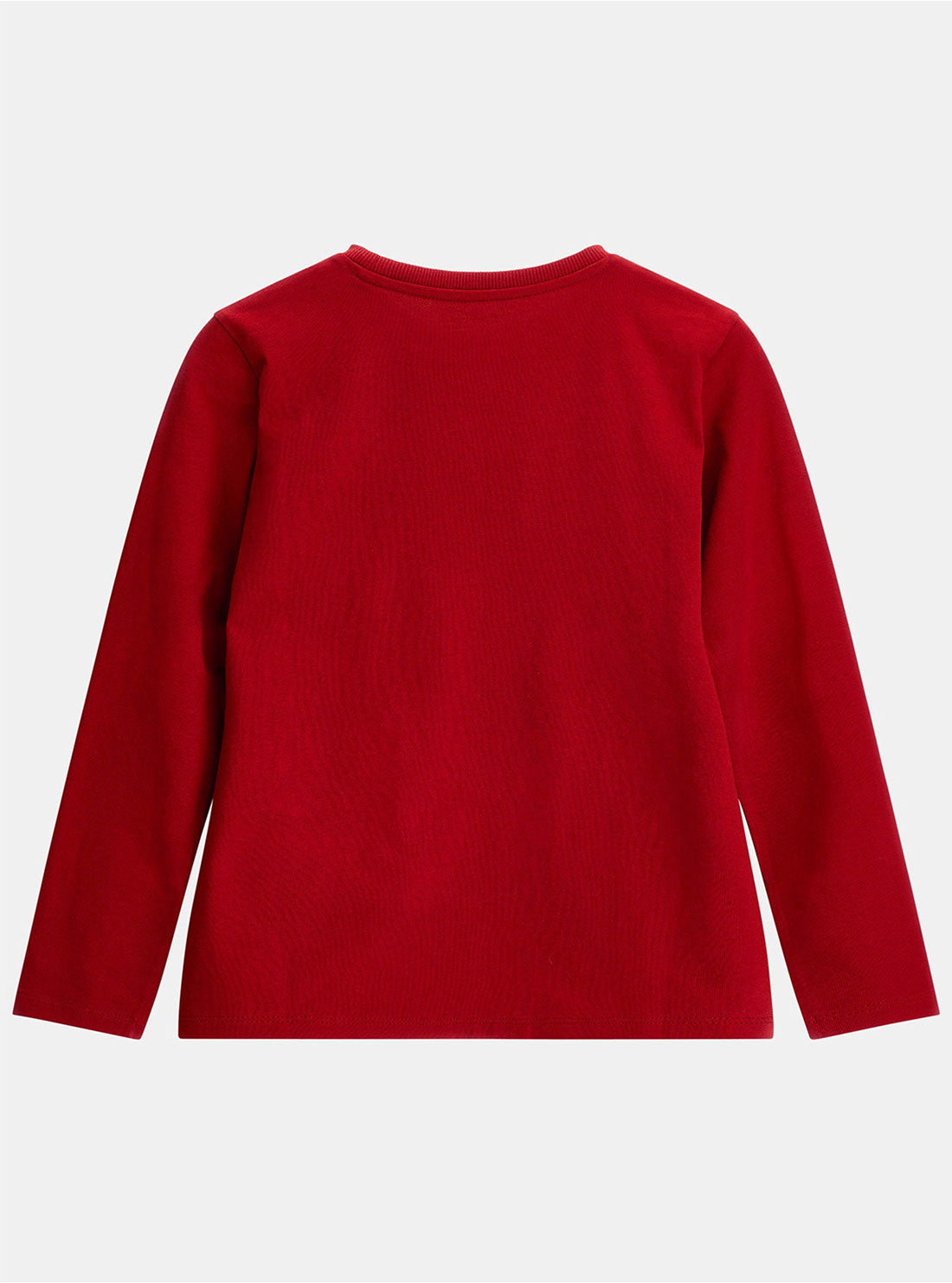 GUESS Red Long Sleeve T-Shirt (7-16) back view