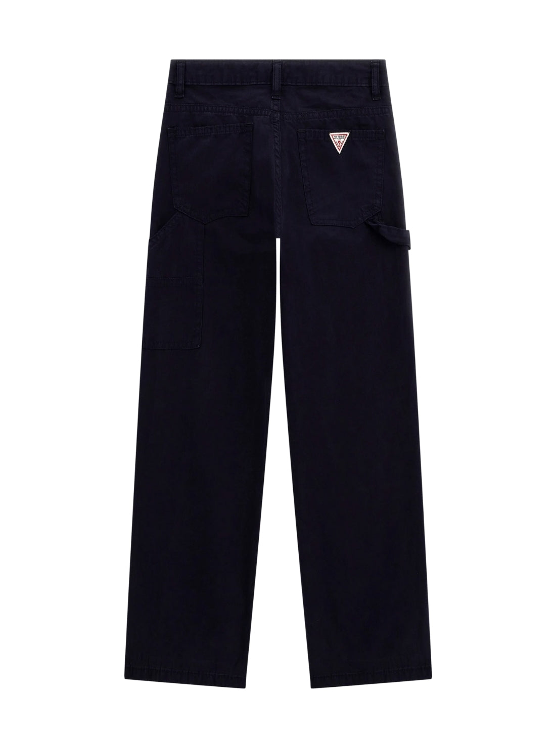 GUESS Kids Blue Rigid Oversize Carpenter Pants (7-16) Back View