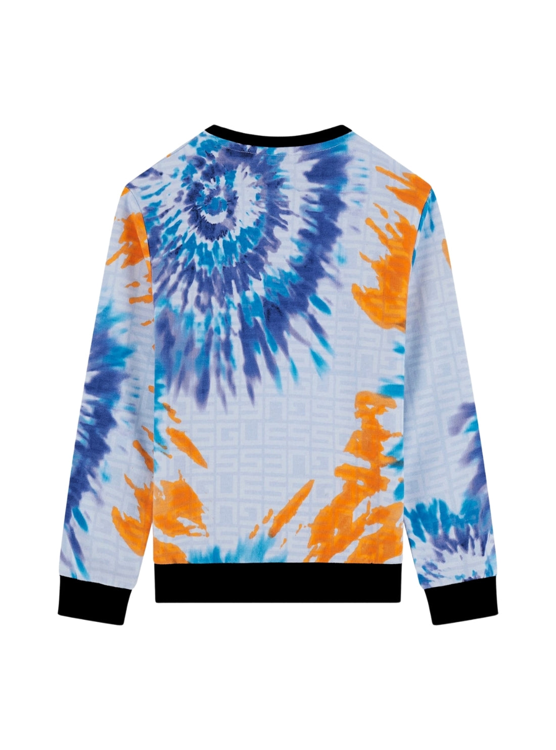 GUESS Kids Blue Tie Dye Junior Active Sweatshirt (7-16) Back View