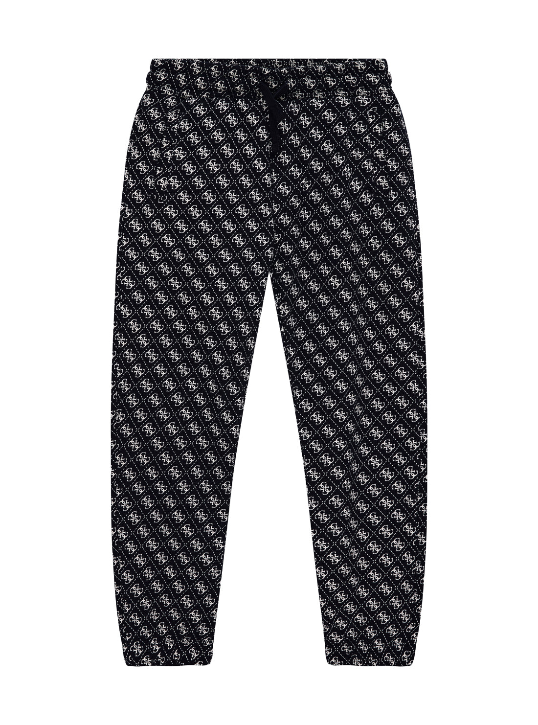 GUESS Kids Eco Blue Logo Active Pants (7-16) L5YQ15KA6R4 Front View