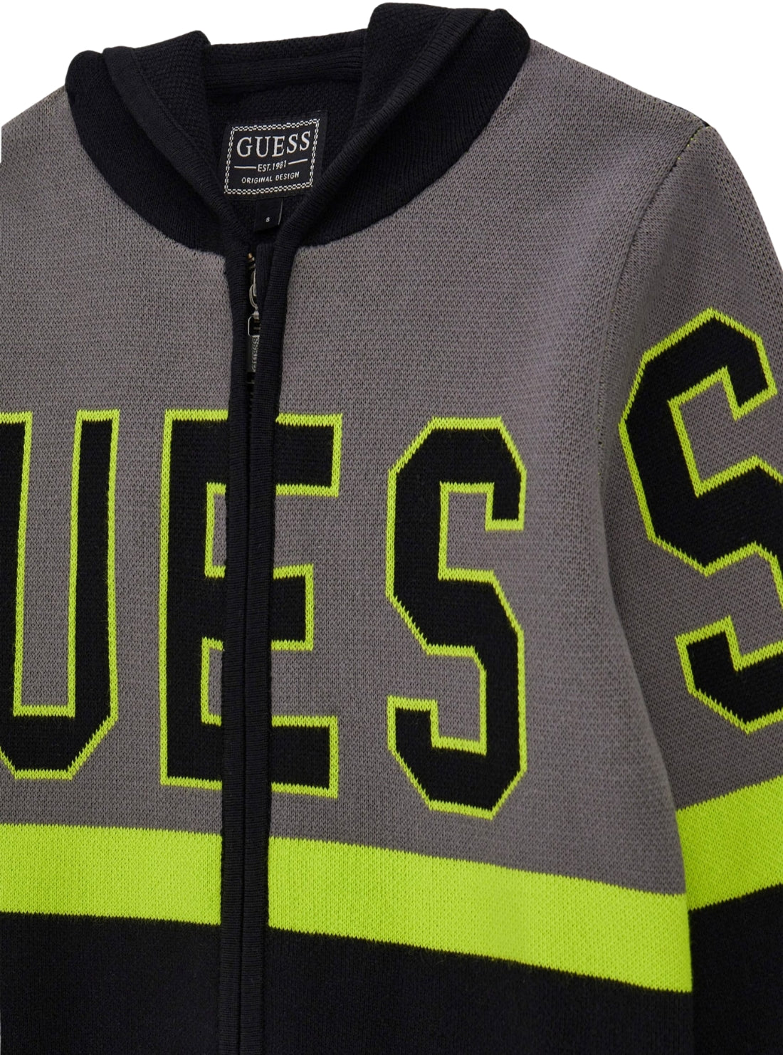 GUESS Kids Full-Zip Hooded Sweater (7-16) L5YR02Z0150 Detail View