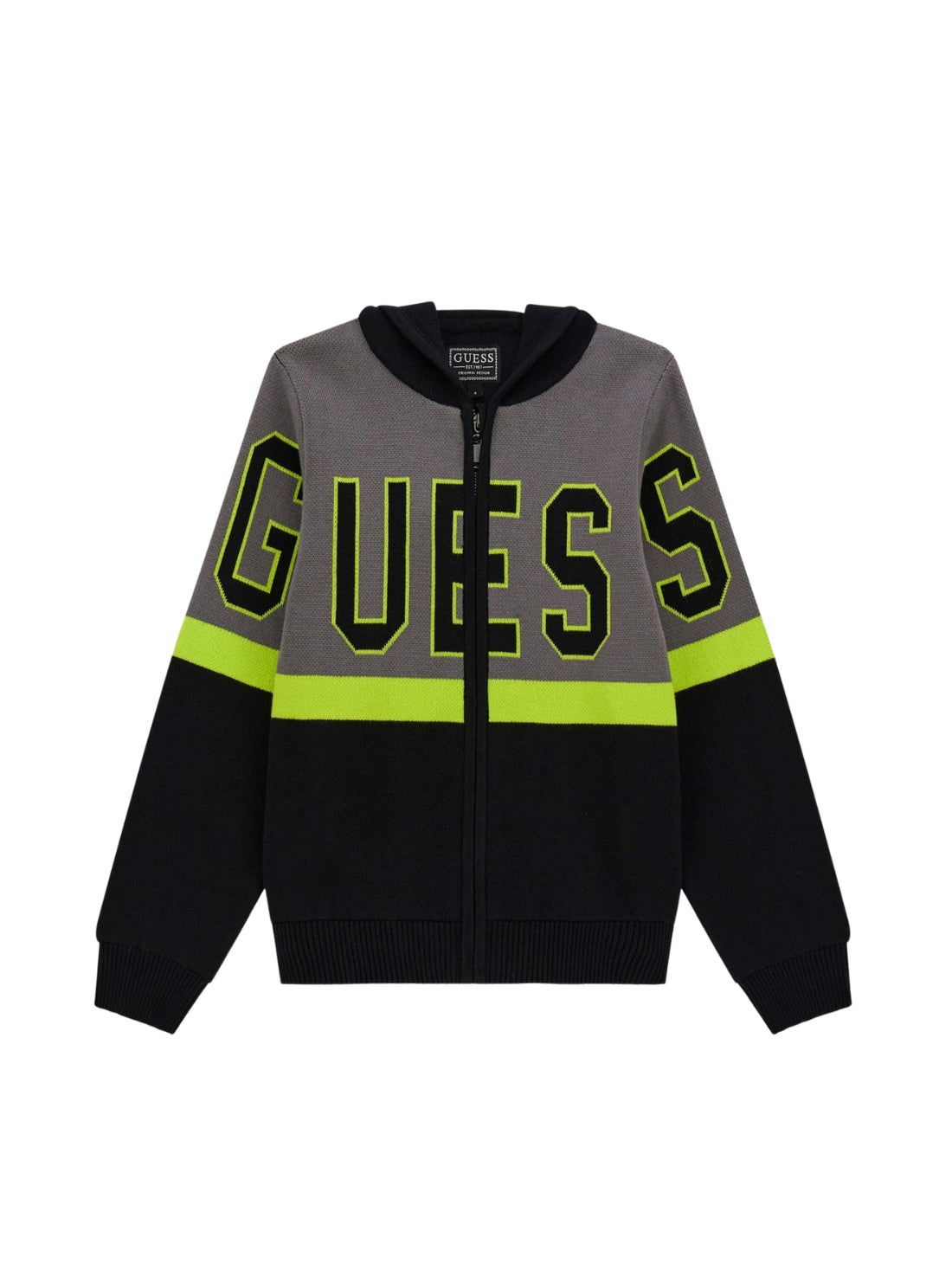 GUESS Kids Full-Zip Hooded Sweater (7-16) L5YR02Z0150 Front View