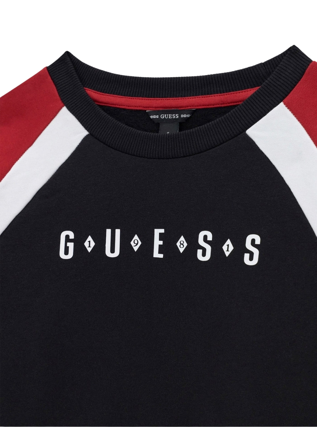 GUESS Kids Black Colourblock Oversize Active Top (7-16) L6BQ02K5917 Detail View