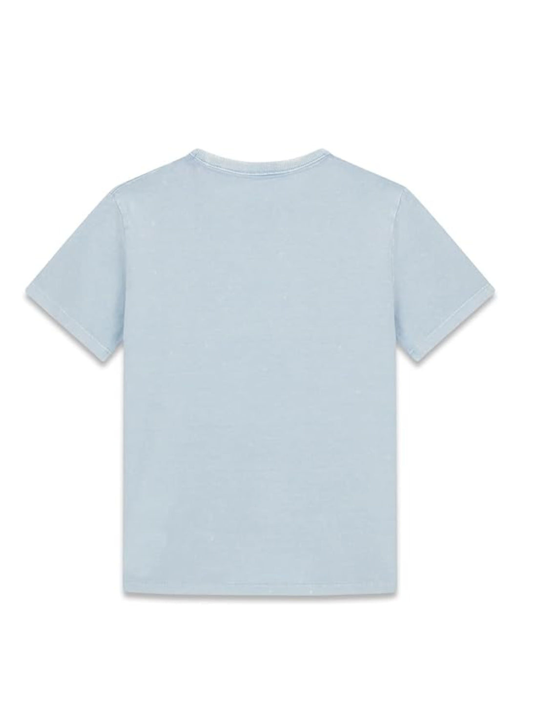 GUESS Kids Light Blue Garment Dye T-Shirt (7-16) L6GI04K8HM4 Back View