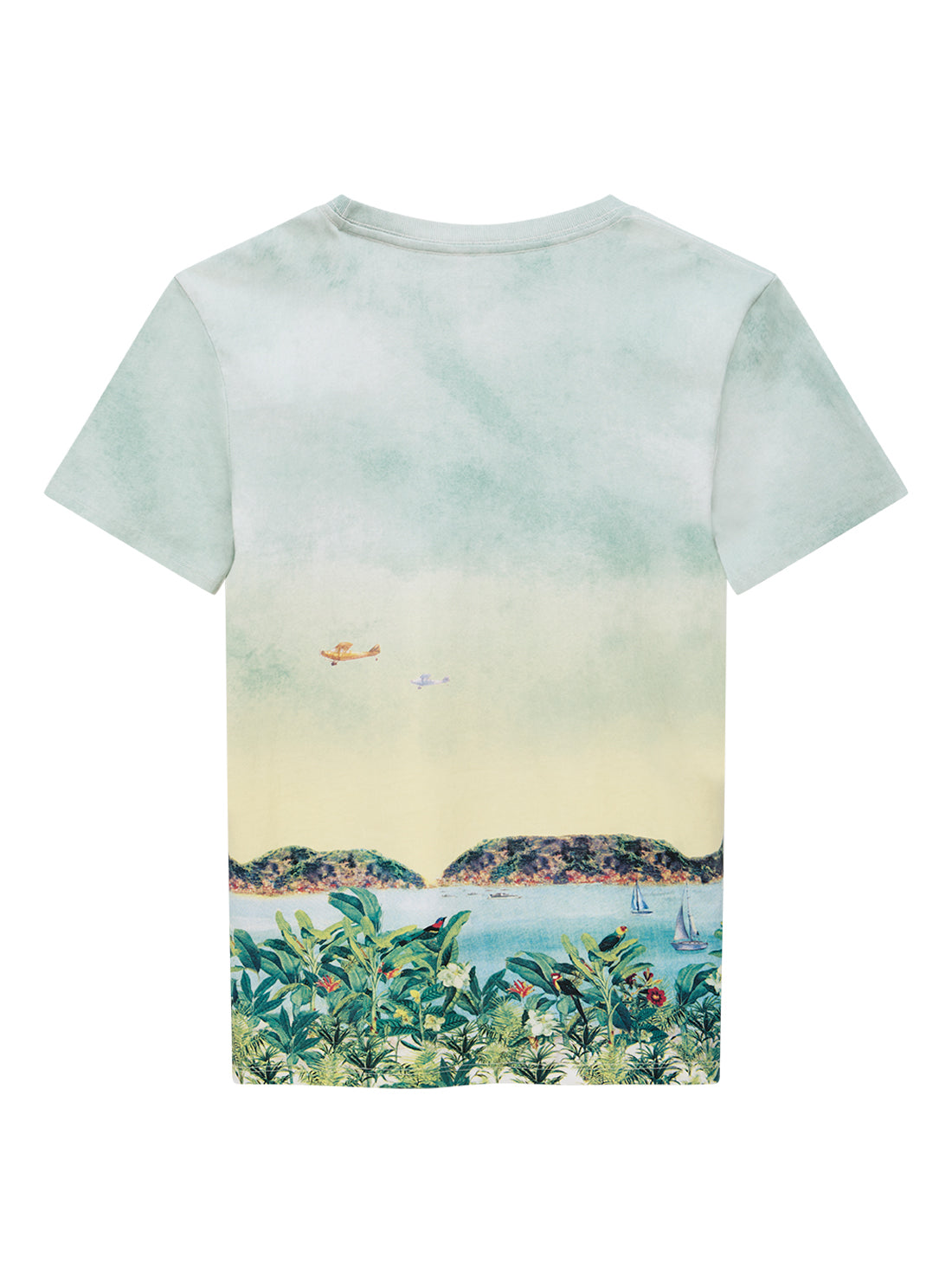 GUESS Kids White Scenic Graphic T-Shirt (7-16) L6GI31KBW41 Back View