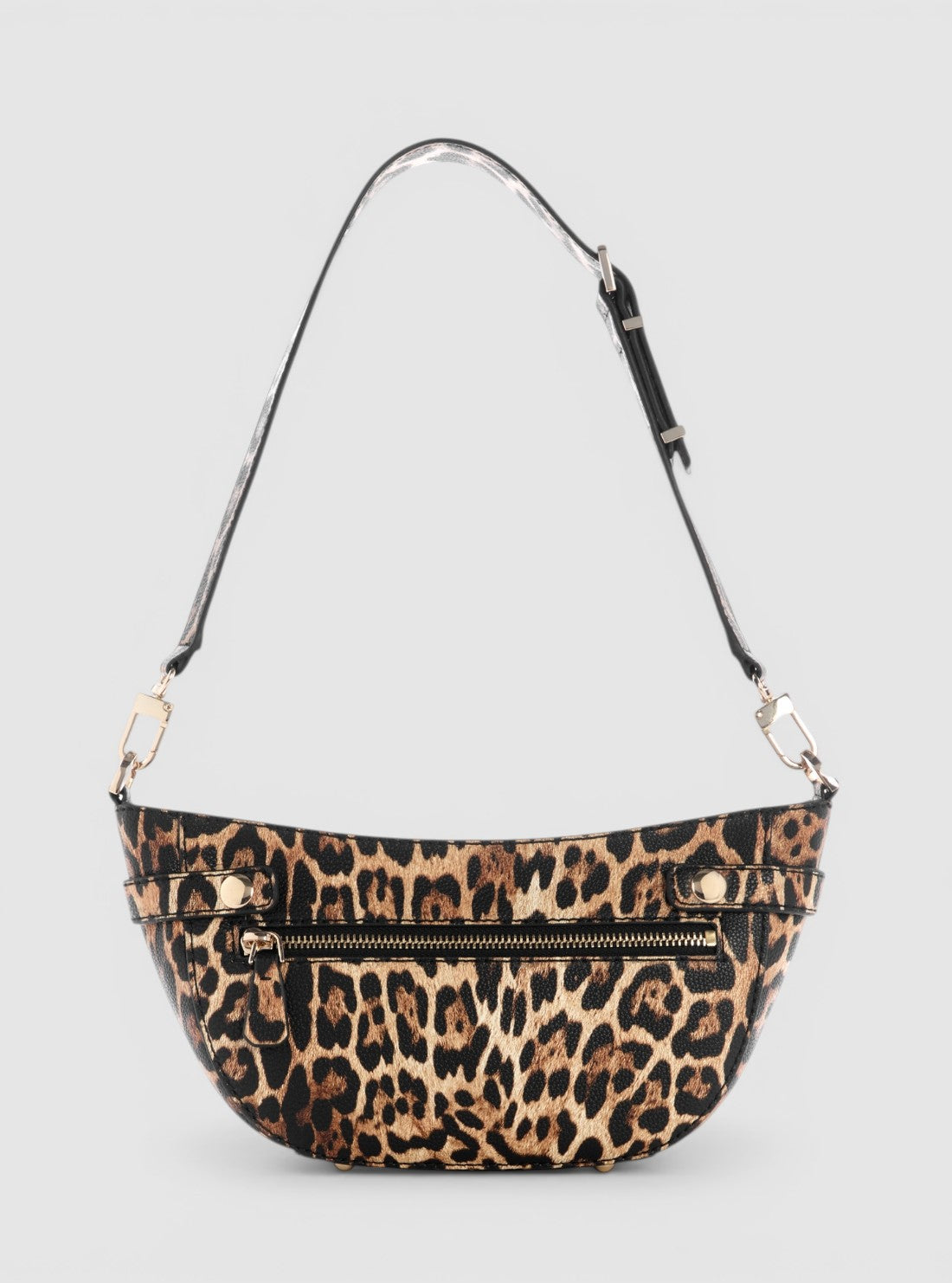 GUESS Womens Leopard Print Cirene Shoulder Bag LG966818 Back View