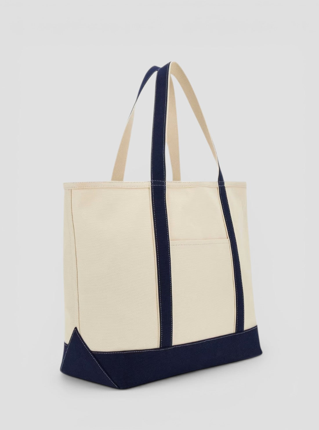 GUESS Womens Natural Blue Summerline Large Tote Bag LN9872024 Back View