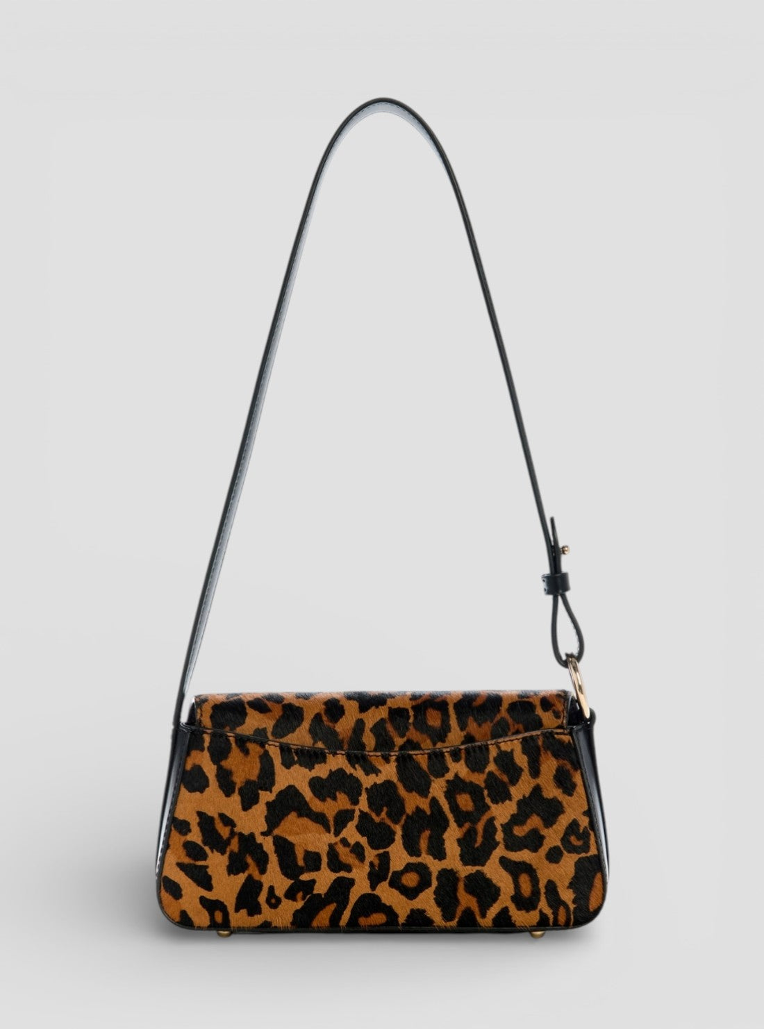 GUESS Womens Leopard Domitilla Flap Shoulder Bag LO752978 Back View