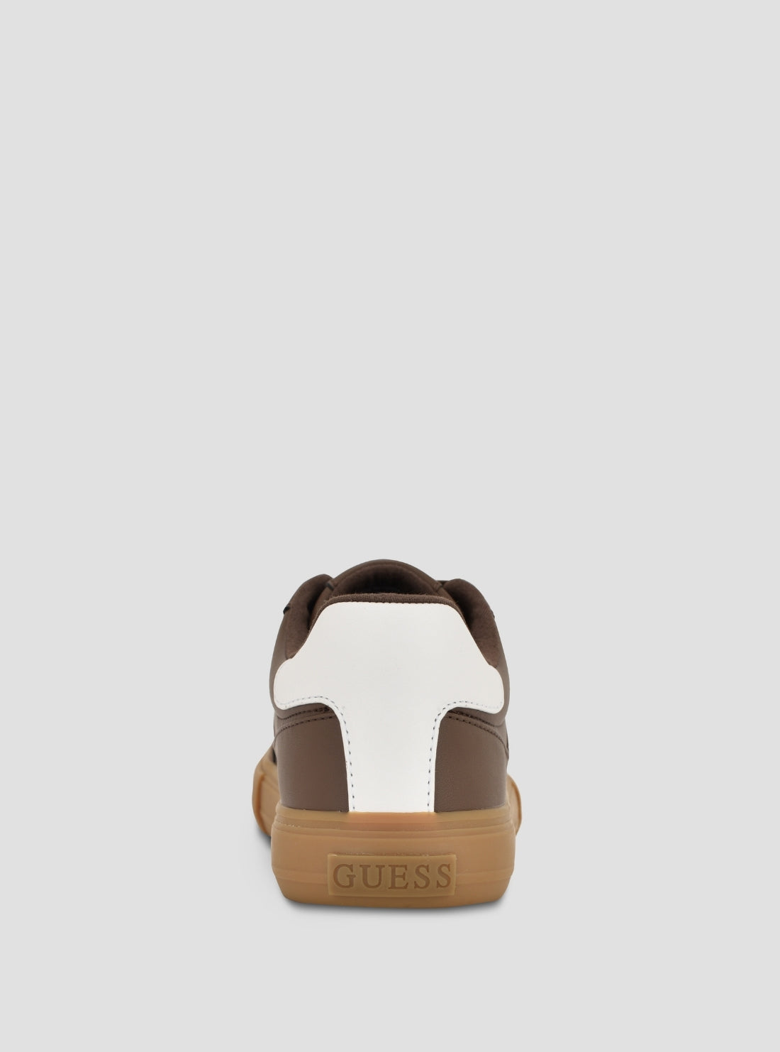 GUESS Mens Brown Loui Sneakers LOUI Back View