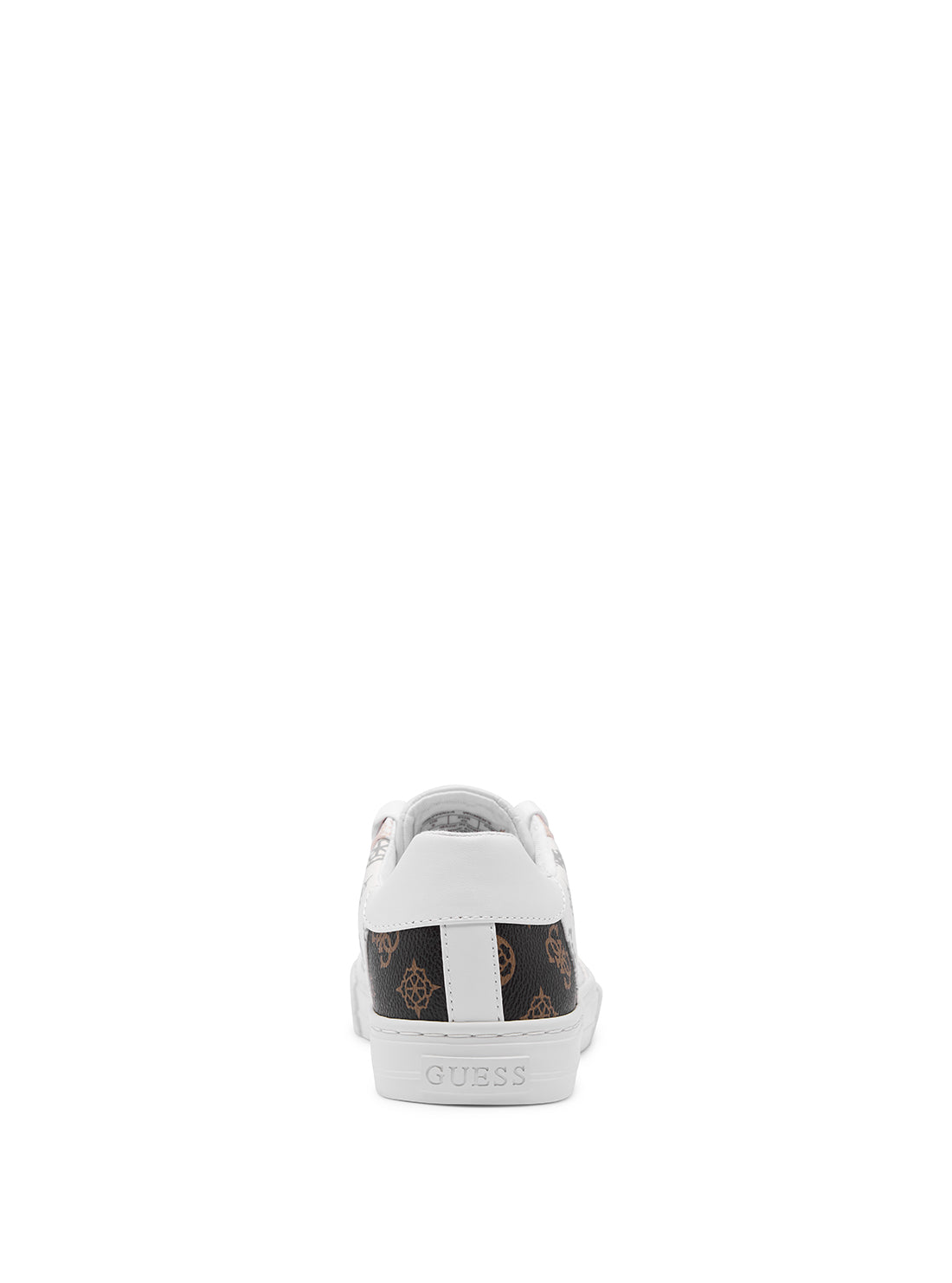 GUESS White Logo Loven Low-Top Sneakers back view