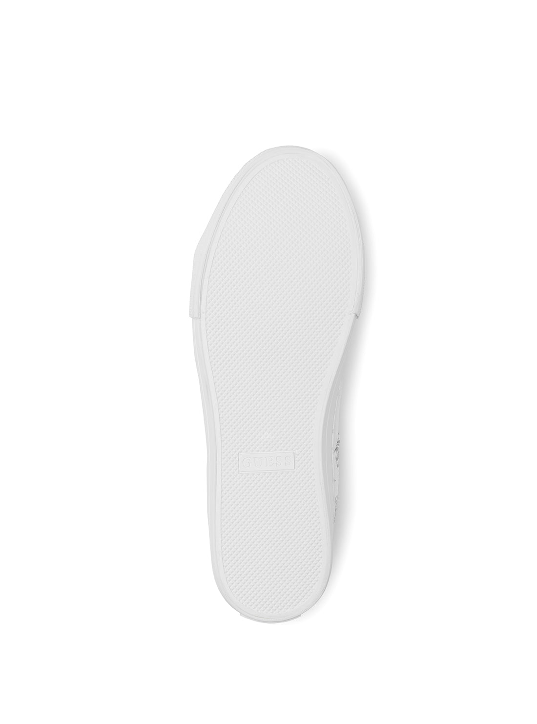 GUESS White Logo Loven Low-Top Sneakers sole view