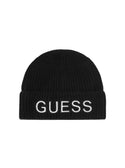 GUESS Black Patch Beanie
