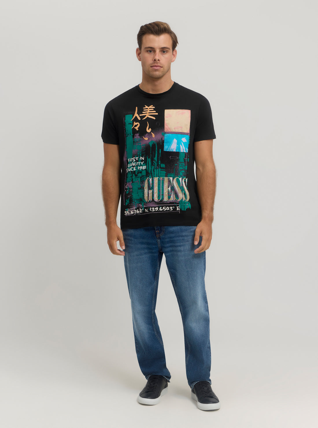 Eco Black Rise in the East T-Shirt