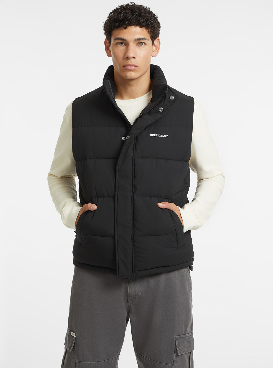 Guess Jeans Black Vest