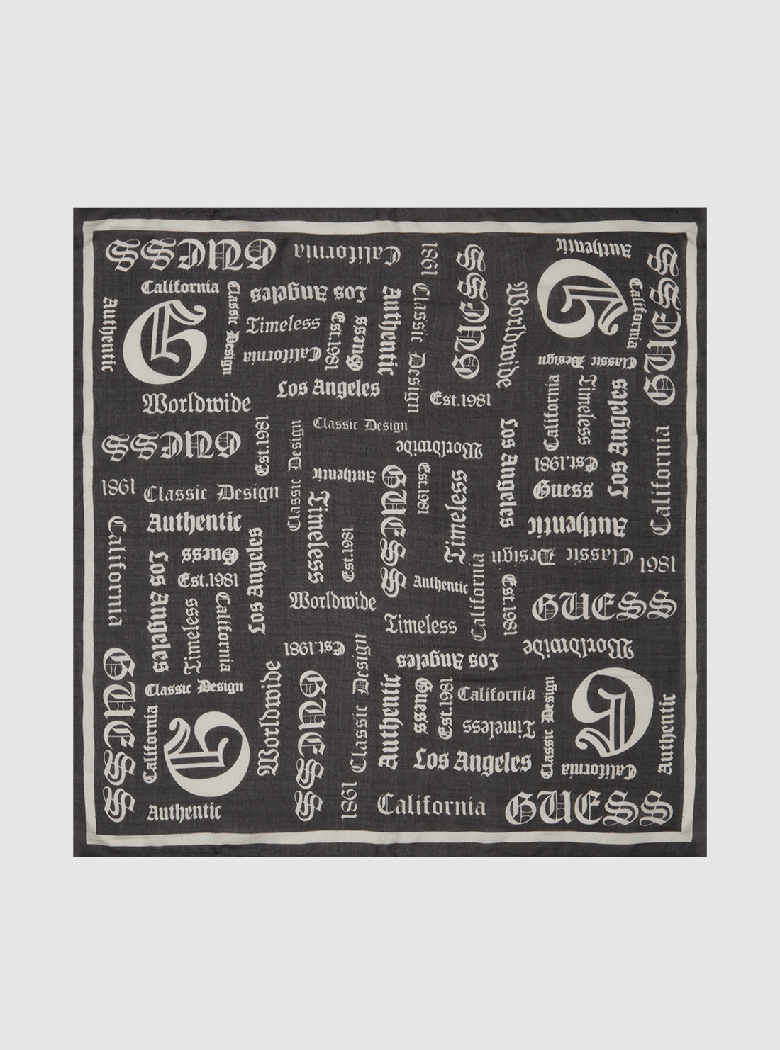 Black Gothic Scarf