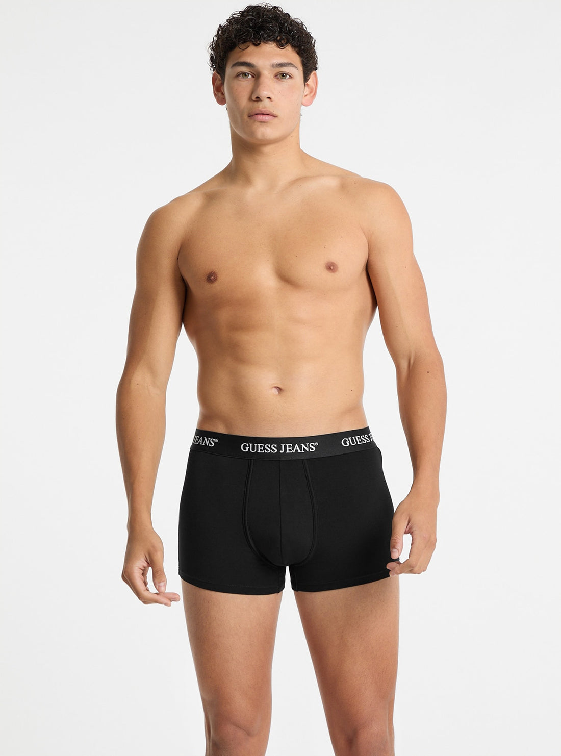 Guess Jeans Black & Grey 2 Pack Trunks